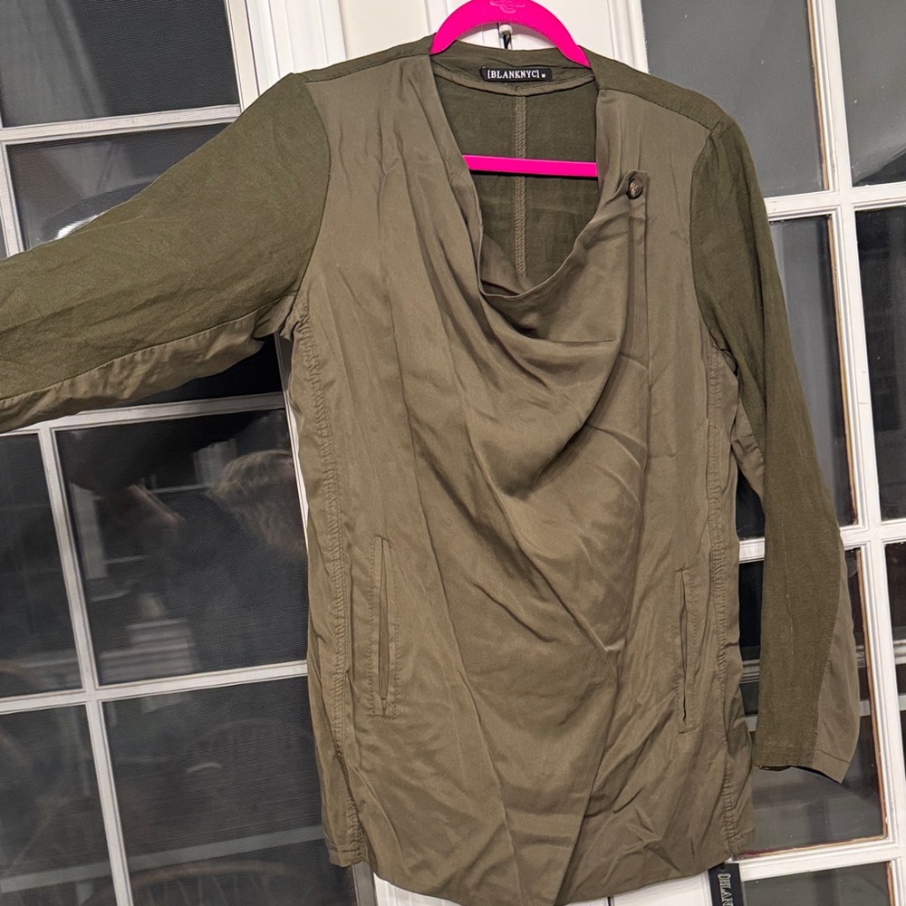 Blank NYC Utility Jacket in Olive